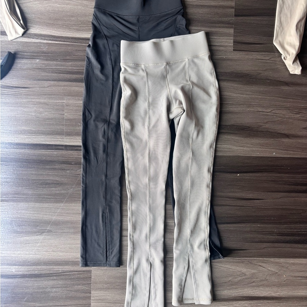 MICHI Luna Pants bundle Small black and taupe